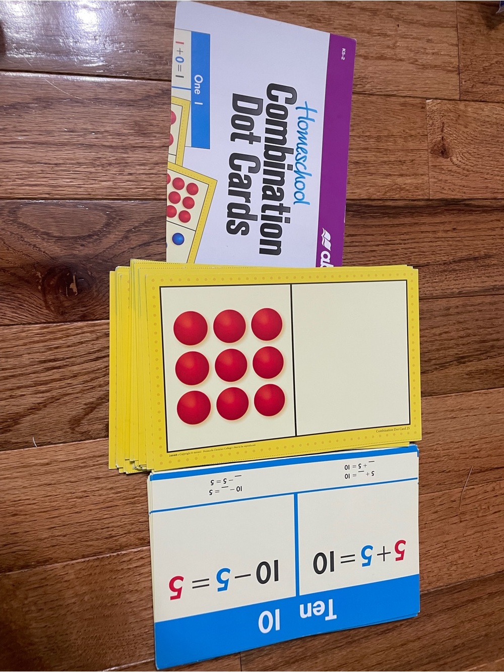 Abeka Combination Dot Cards
